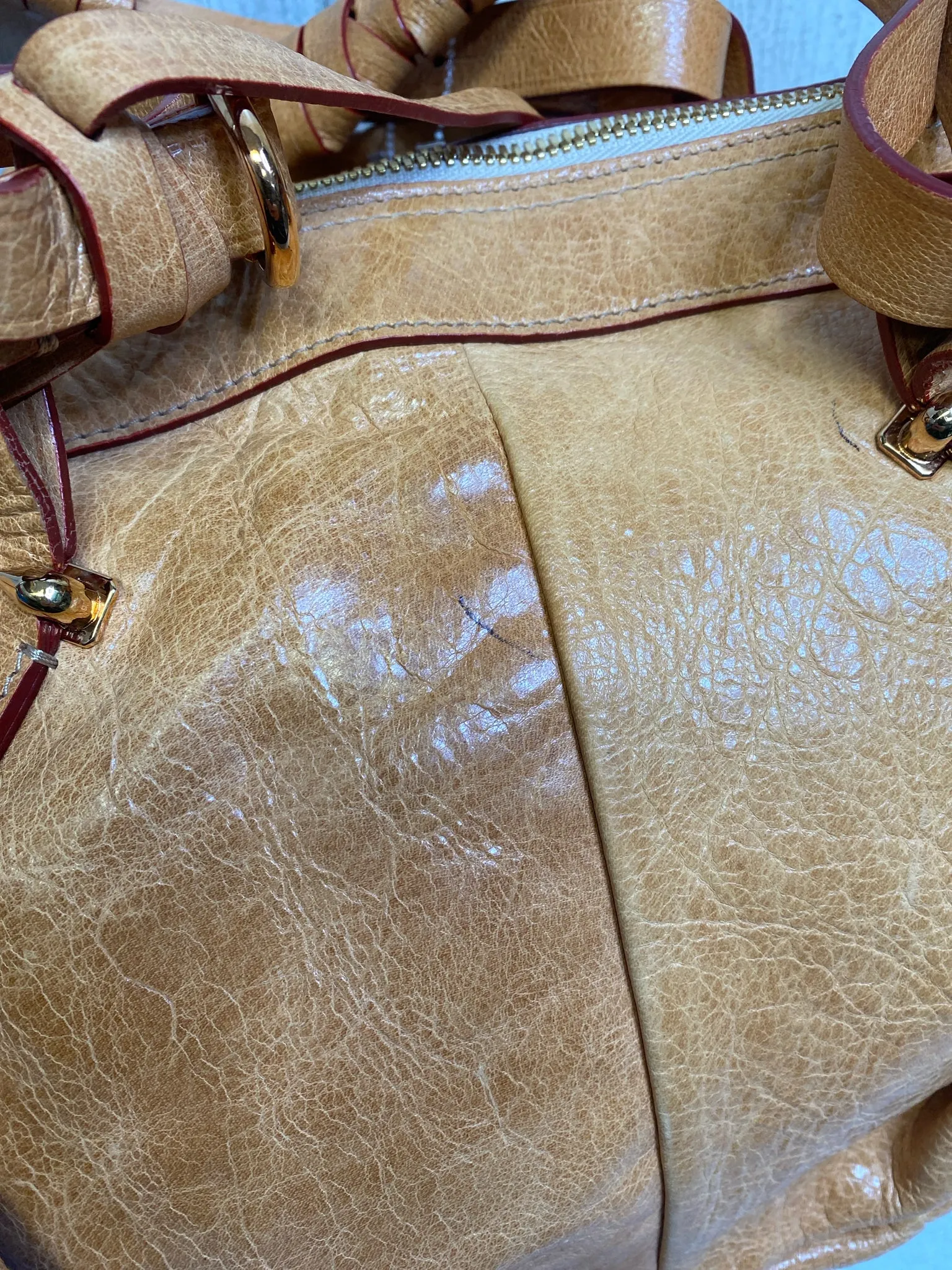 JT ITALIA Golden Designer Handbag