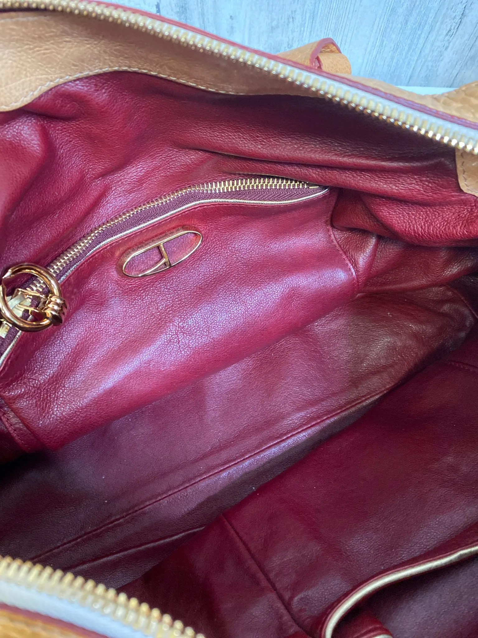 JT ITALIA Golden Designer Handbag
