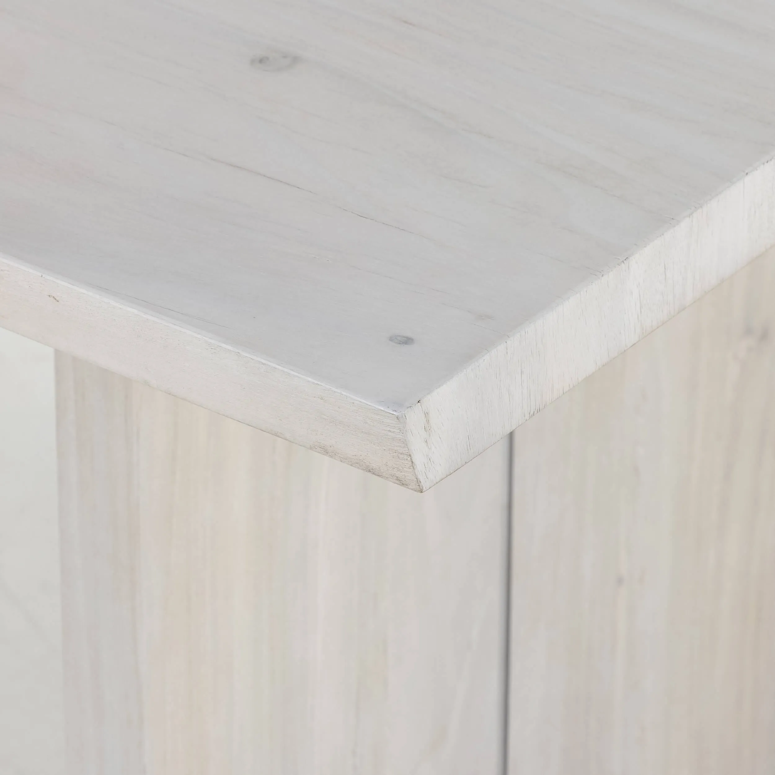 Katarina Dining Table, Bleached