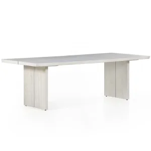 Katarina Dining Table, Bleached