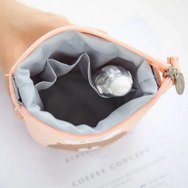 Kawaii Animal Stand-Up Foldable Pencil Case