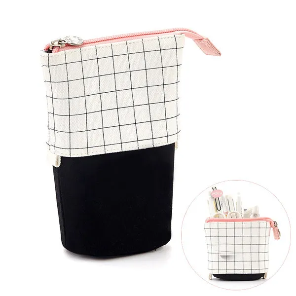 Kawaii Animal Stand-Up Foldable Pencil Case