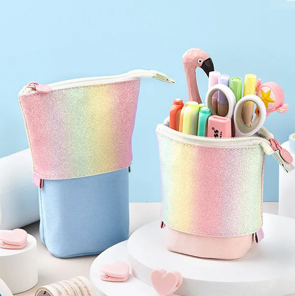 Kawaii Animal Stand-Up Foldable Pencil Case