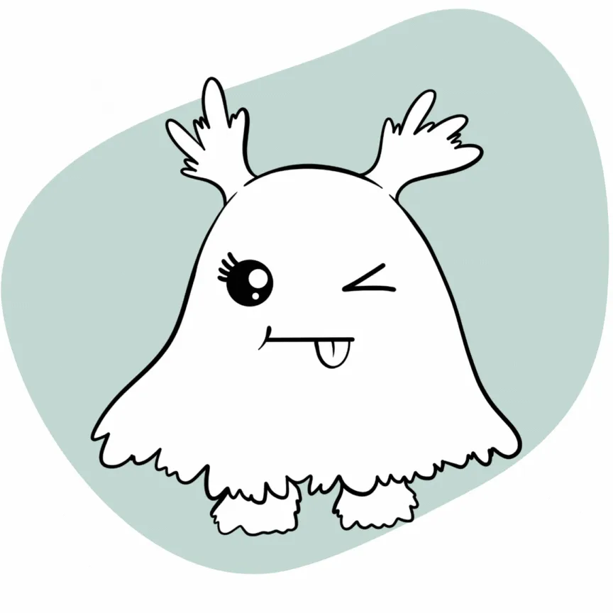 Kawaii Cute Monsters - Coloring Page Scene Creator