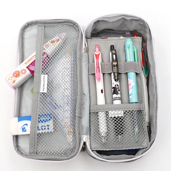 KOKUYO Pastel Zippered Large Foldable Pencil Case