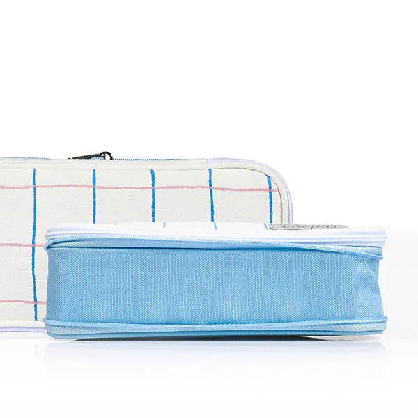 KOKUYO Pastel Zippered Large Foldable Pencil Case