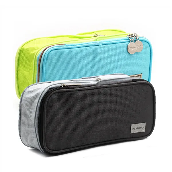 KOKUYO Pastel Zippered Large Foldable Pencil Case