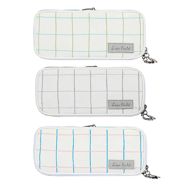 KOKUYO Pastel Zippered Large Foldable Pencil Case
