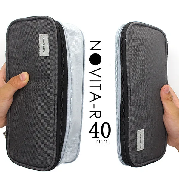 KOKUYO Pastel Zippered Large Foldable Pencil Case