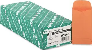 Kraft Coin & Small Parts Envelope Side Seam #3 Light Brown 500/Box