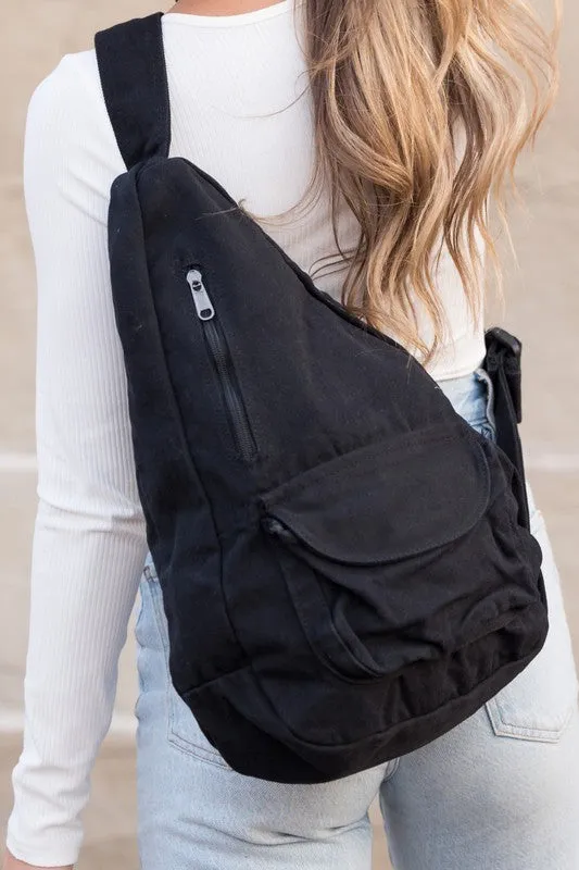 Laguna Oversized Canvas Sling