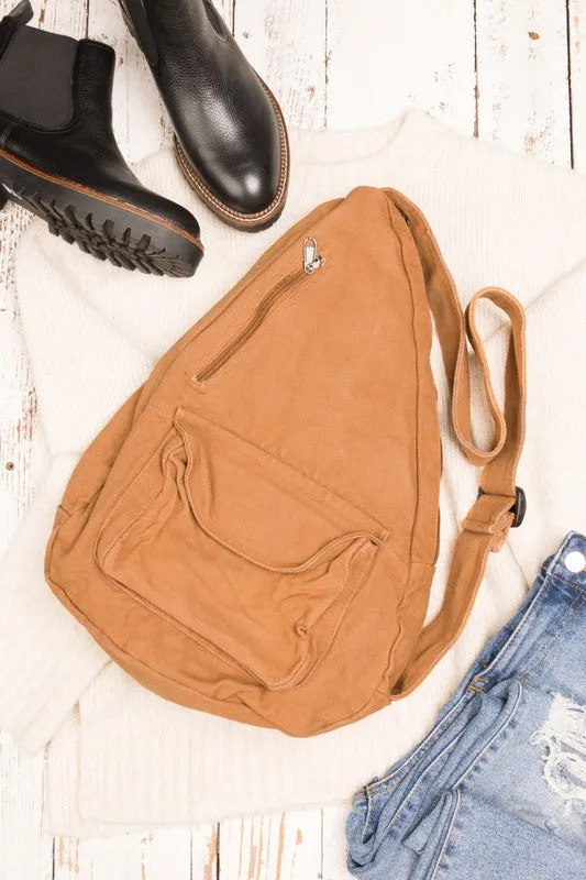 Laguna Oversized Canvas Sling