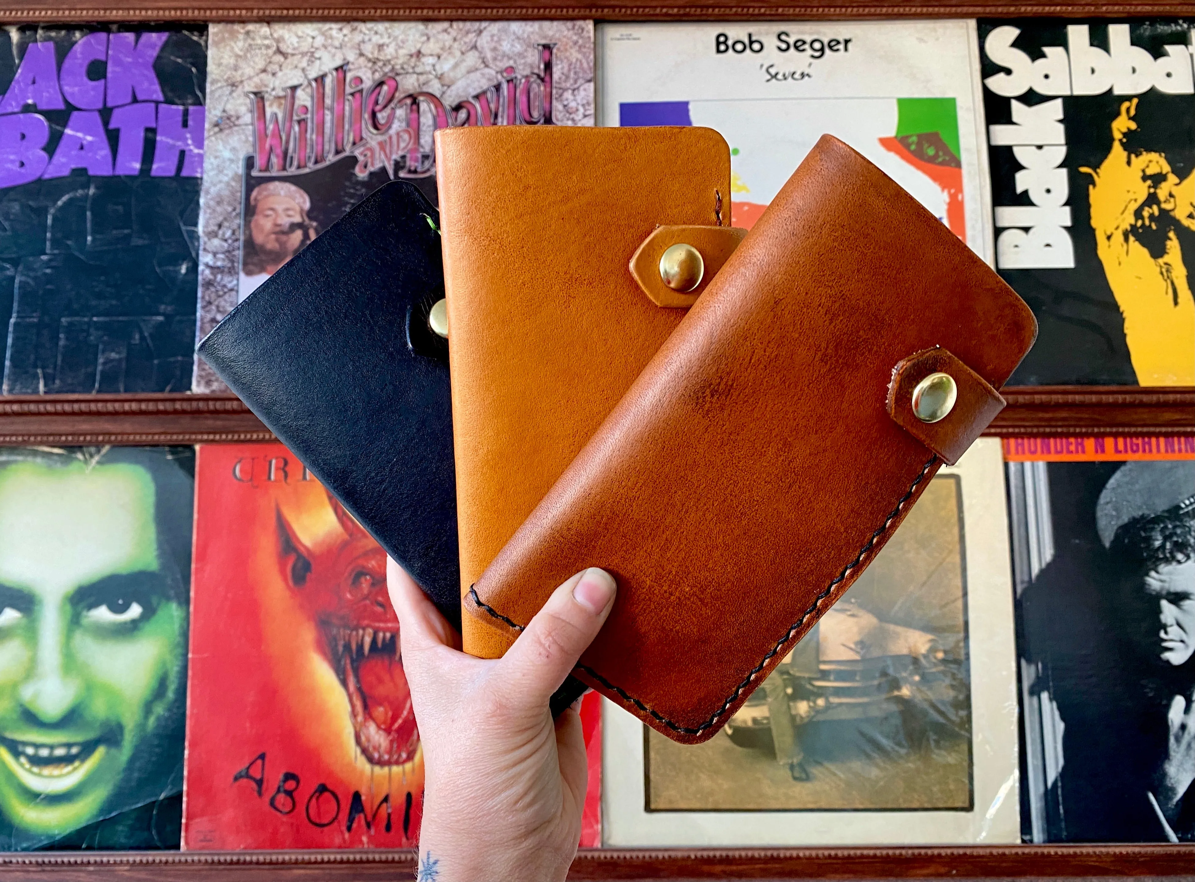 Leather Biker Wallet