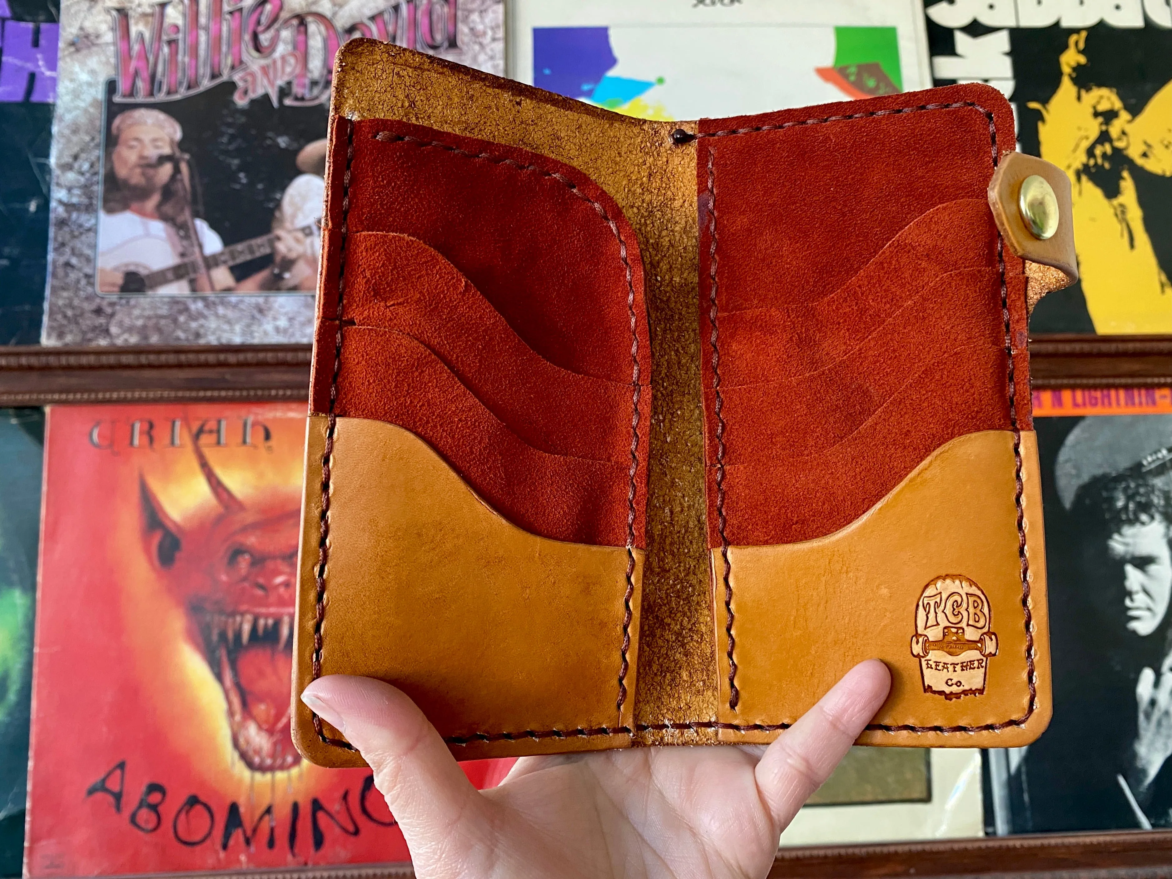Leather Biker Wallet