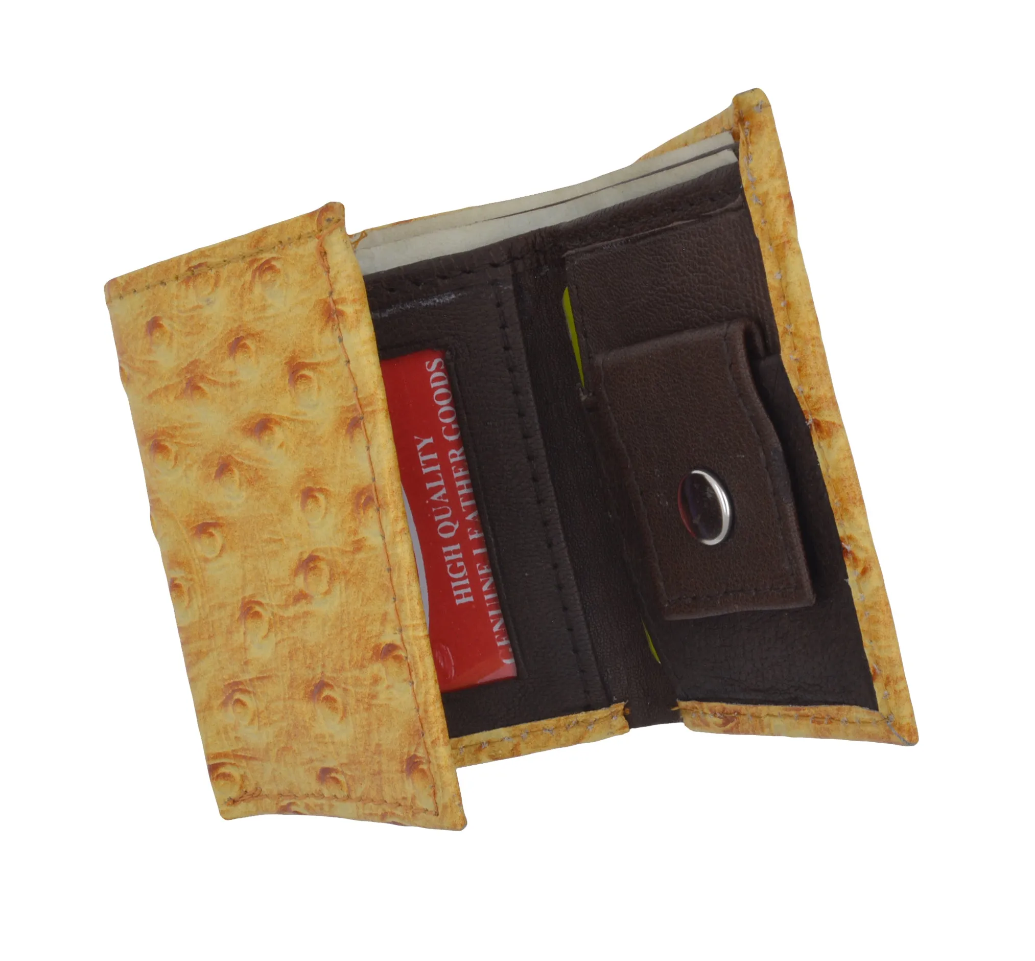 Leather Children Trifold Wallet Kids Aliigator Print 71825 CR