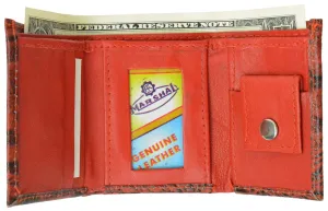 Leather Children Trifold Wallet Kids Aliigator Print 71825 CR