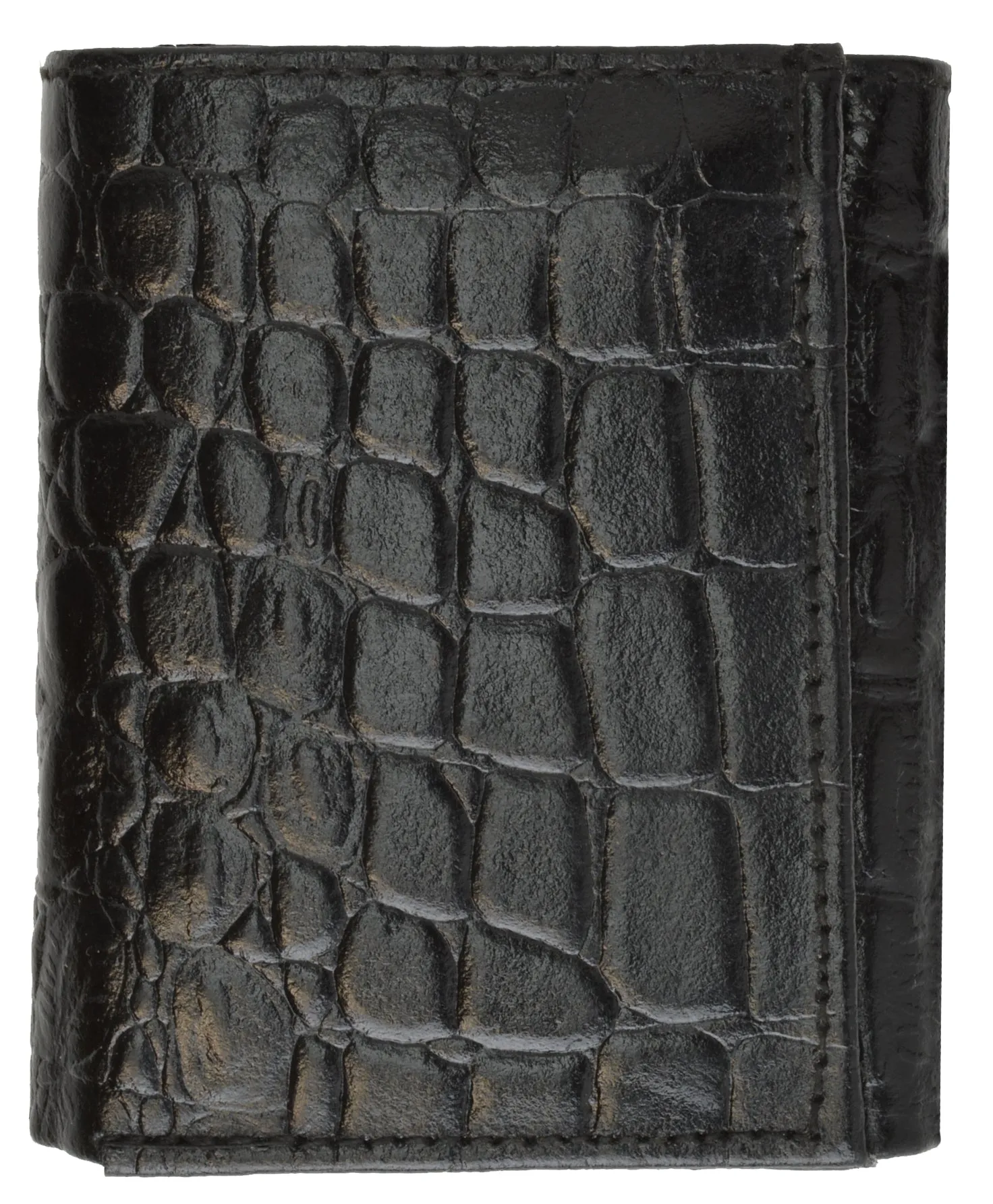 Leather Children Trifold Wallet Kids Aliigator Print 71825 CR