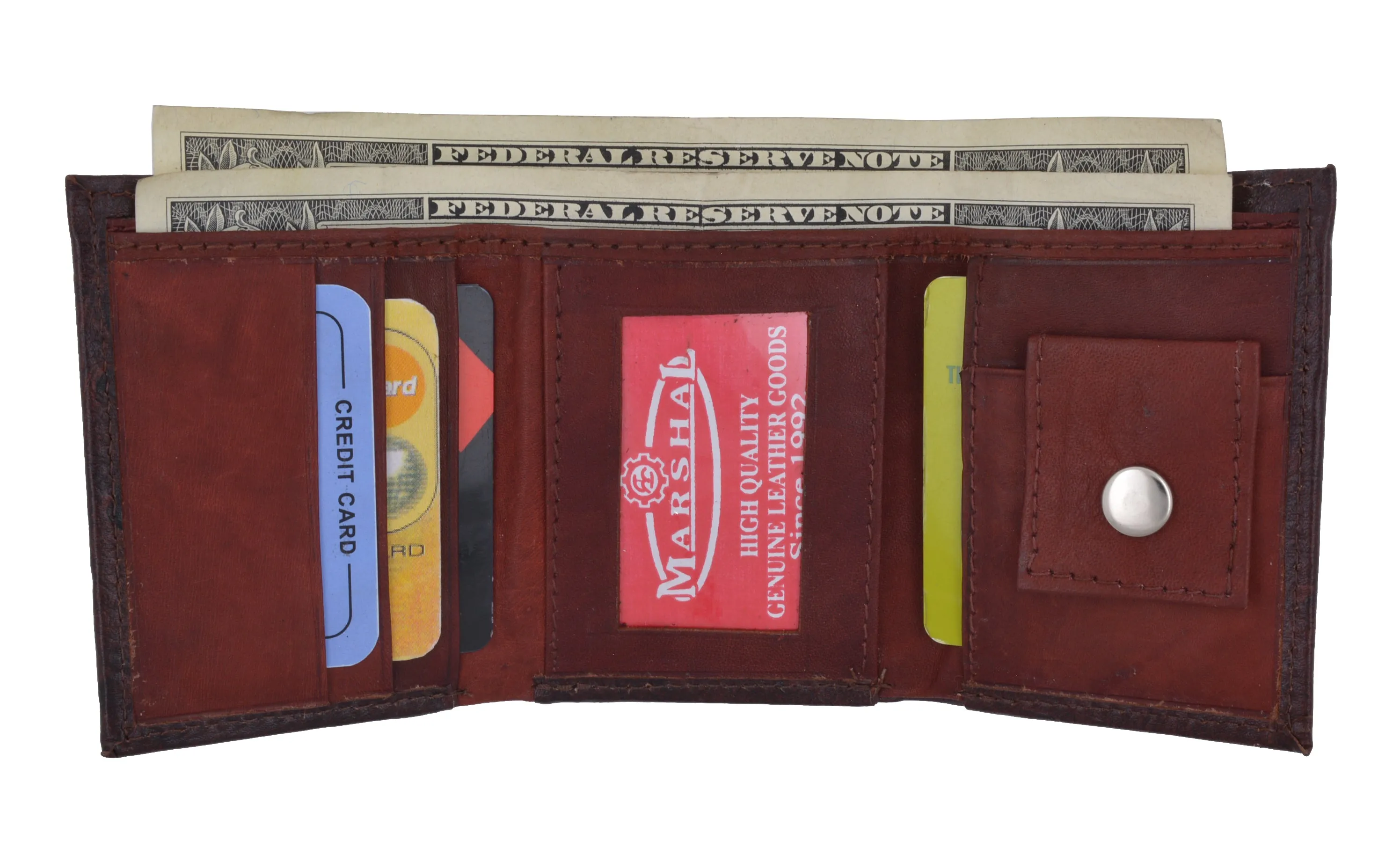 Leather Children Trifold Wallet Kids Aliigator Print 71825 CR