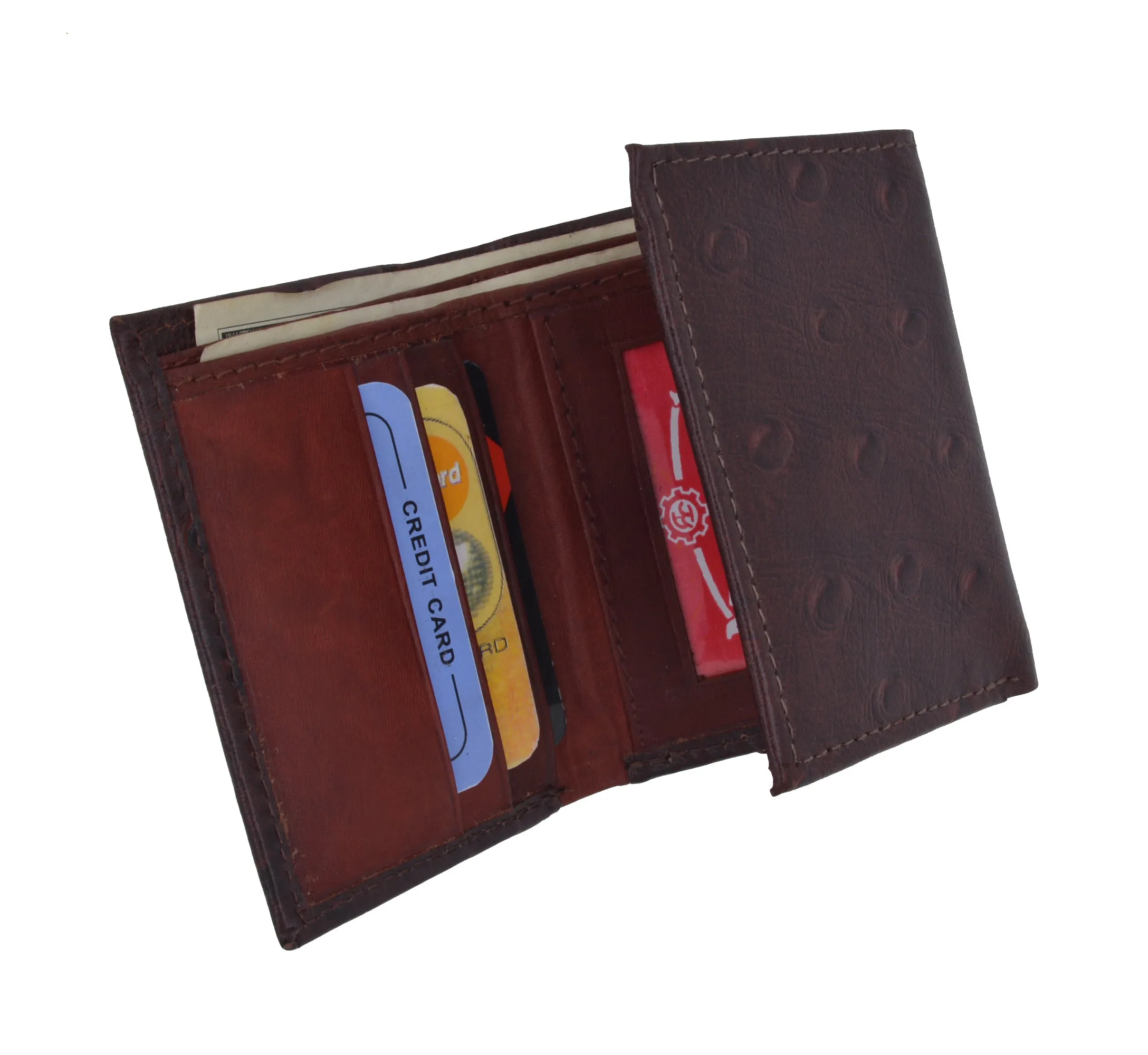 Leather Children Trifold Wallet Kids Aliigator Print 71825 CR