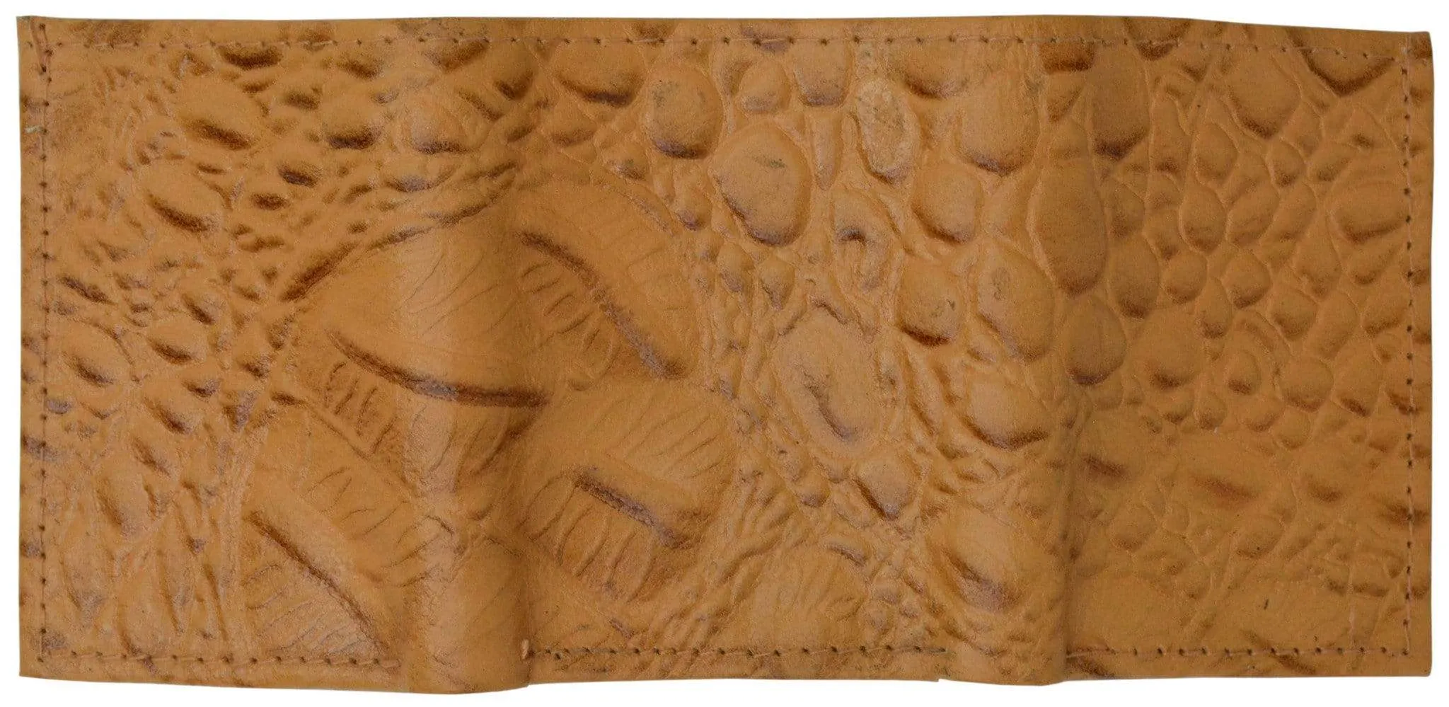 Leather Children Trifold Wallet Kids Aliigator Print 71825 CR