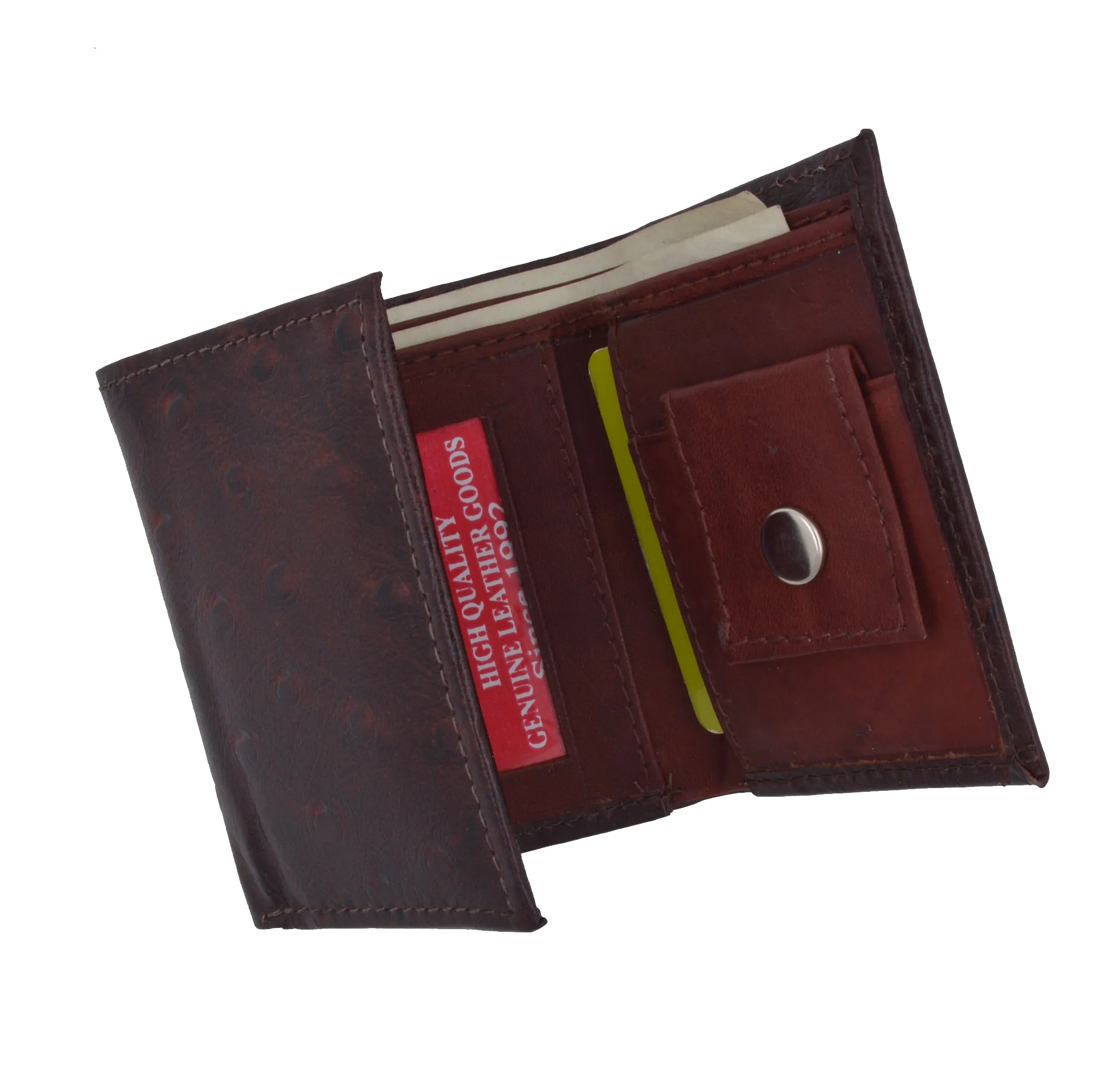 Leather Children Trifold Wallet Kids Aliigator Print 71825 CR