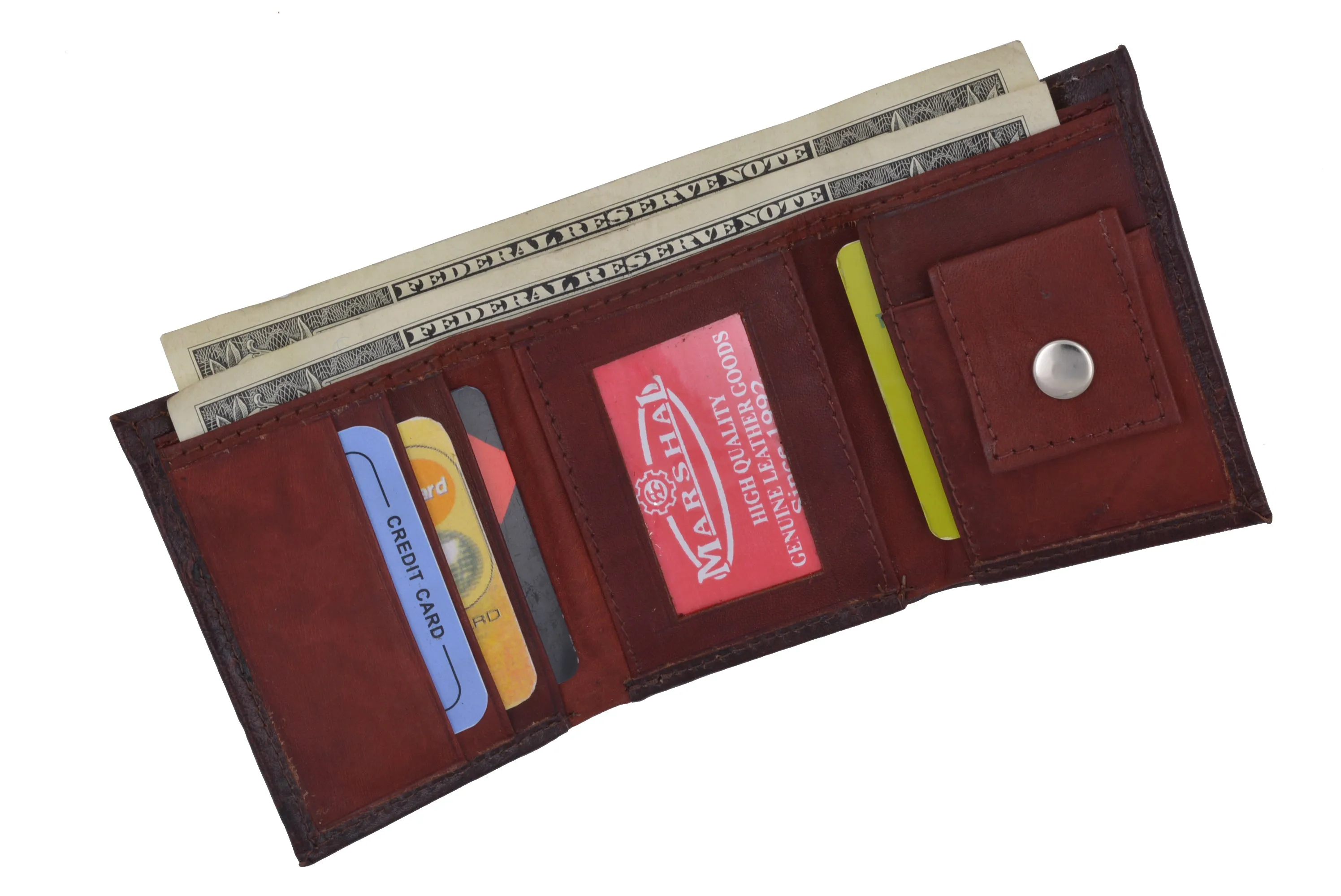 Leather Children Trifold Wallet Kids Aliigator Print 71825 CR