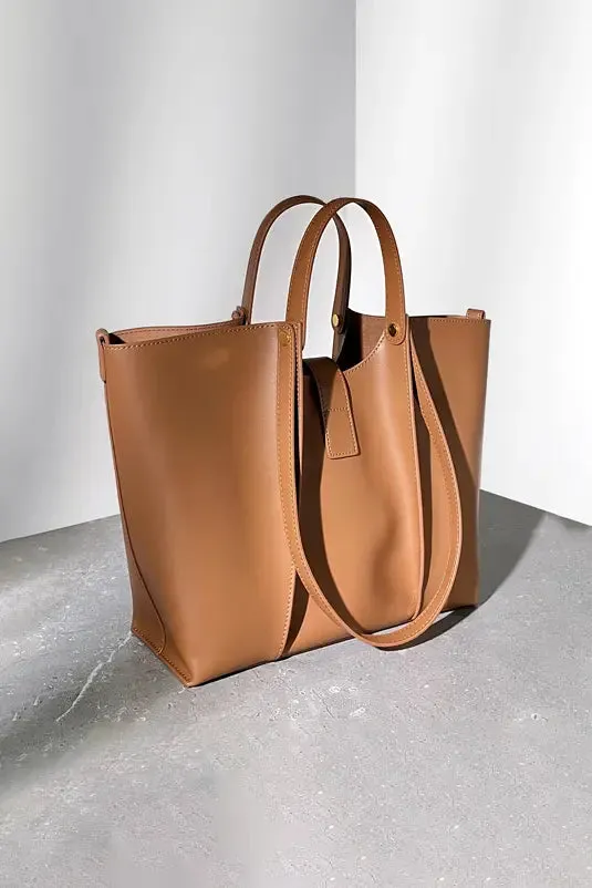 Leather Tote Shoulder Bag