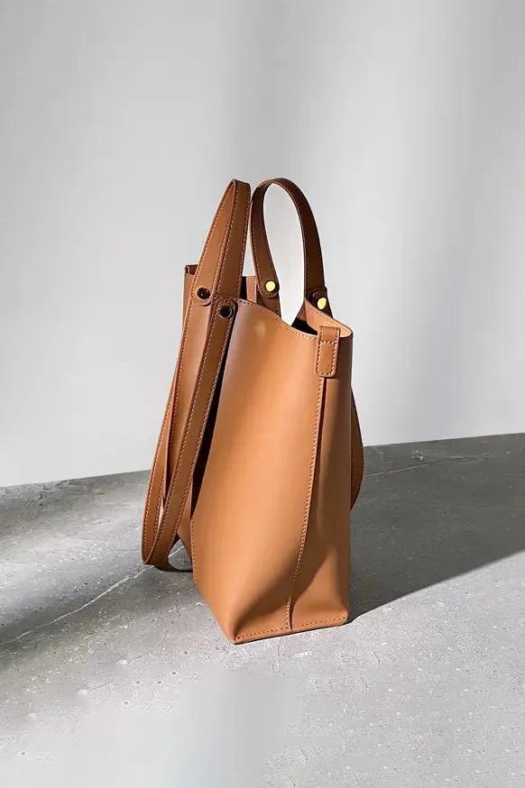 Leather Tote Shoulder Bag