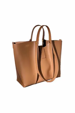 Leather Tote Shoulder Bag