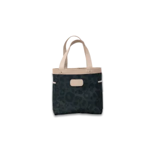 Left Bank- Dark Leopard Coated Canvas