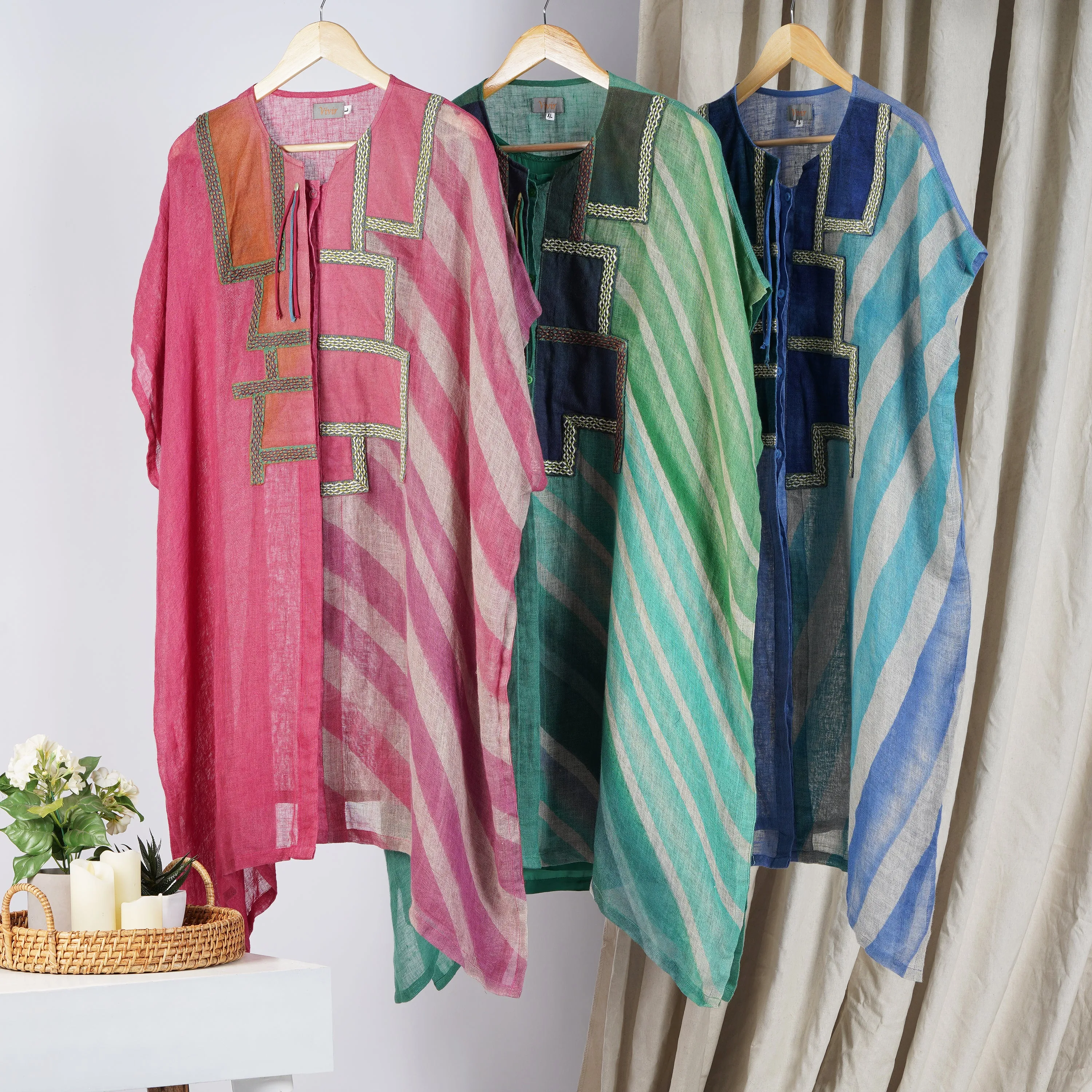 Lehriya Patchy Dress with Motif