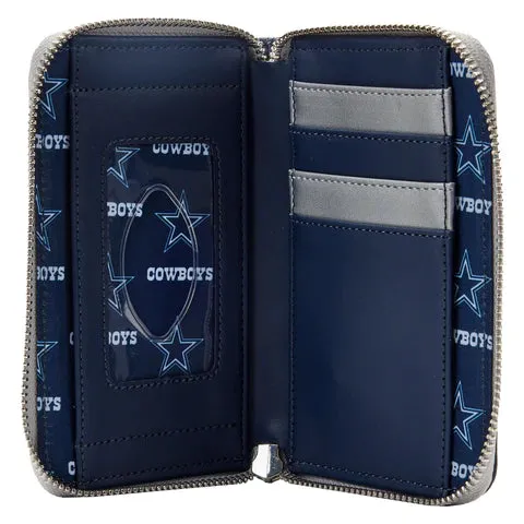 LF NFL Dallas Cowboys Patches ZipAround Wallet