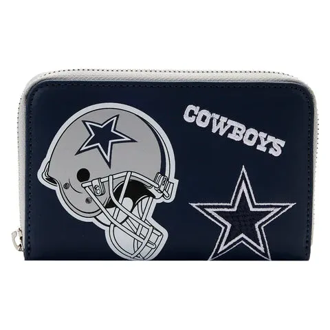 LF NFL Dallas Cowboys Patches ZipAround Wallet