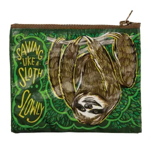 LIKE A SLOTH ZIPPER WALLET