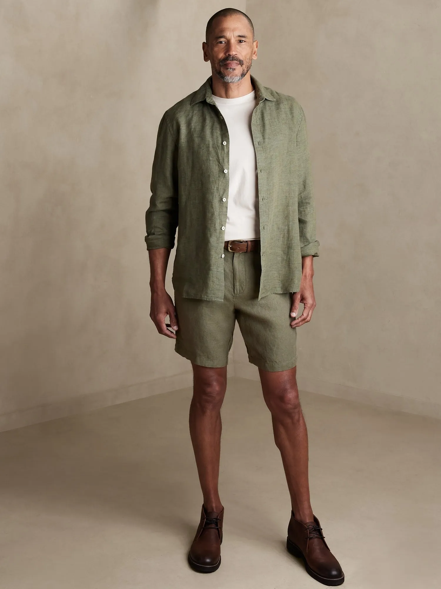Lino 9" Linen Short