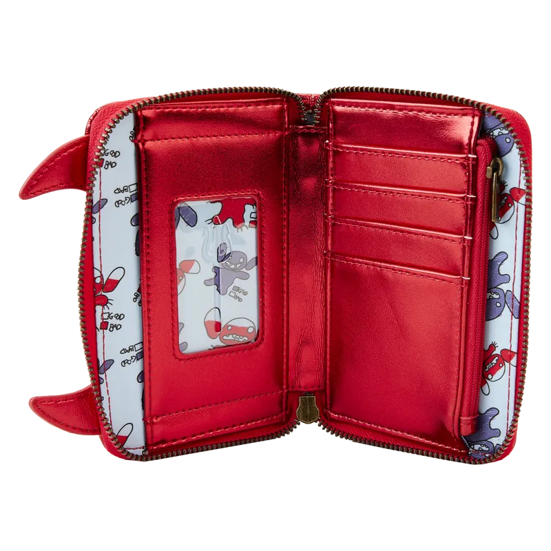 Loungefly Disney Stitch Devil Cosplay Zip-Around Wallet