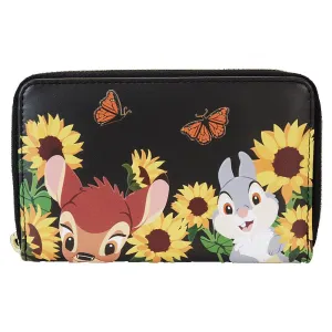 Loungefly x Bambi Sunflower Friends Zip Around Wallet