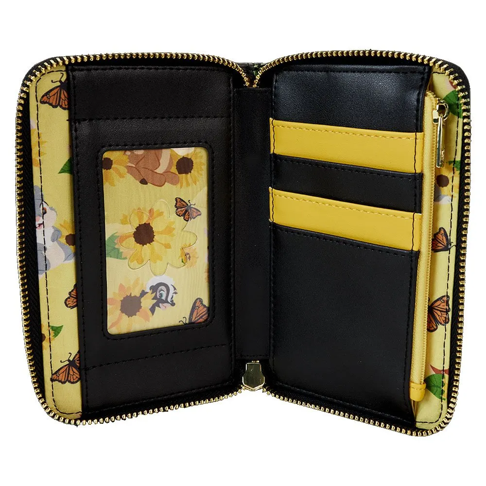 Loungefly x Bambi Sunflower Friends Zip Around Wallet