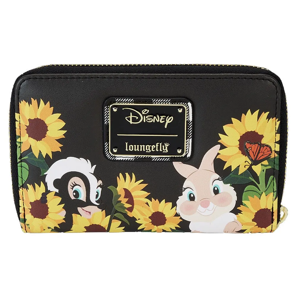 Loungefly x Bambi Sunflower Friends Zip Around Wallet