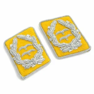Luftwaffe Flieger Division Oberstleutnant Collar Tabs - Yellow