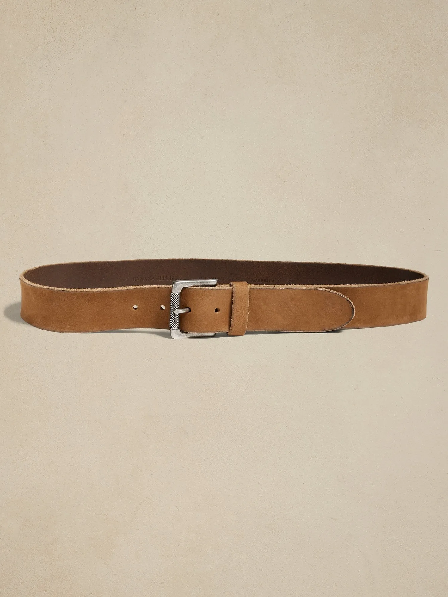 Marin Nubuck Leather Belt