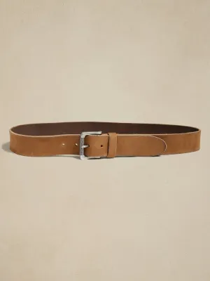 Marin Nubuck Leather Belt