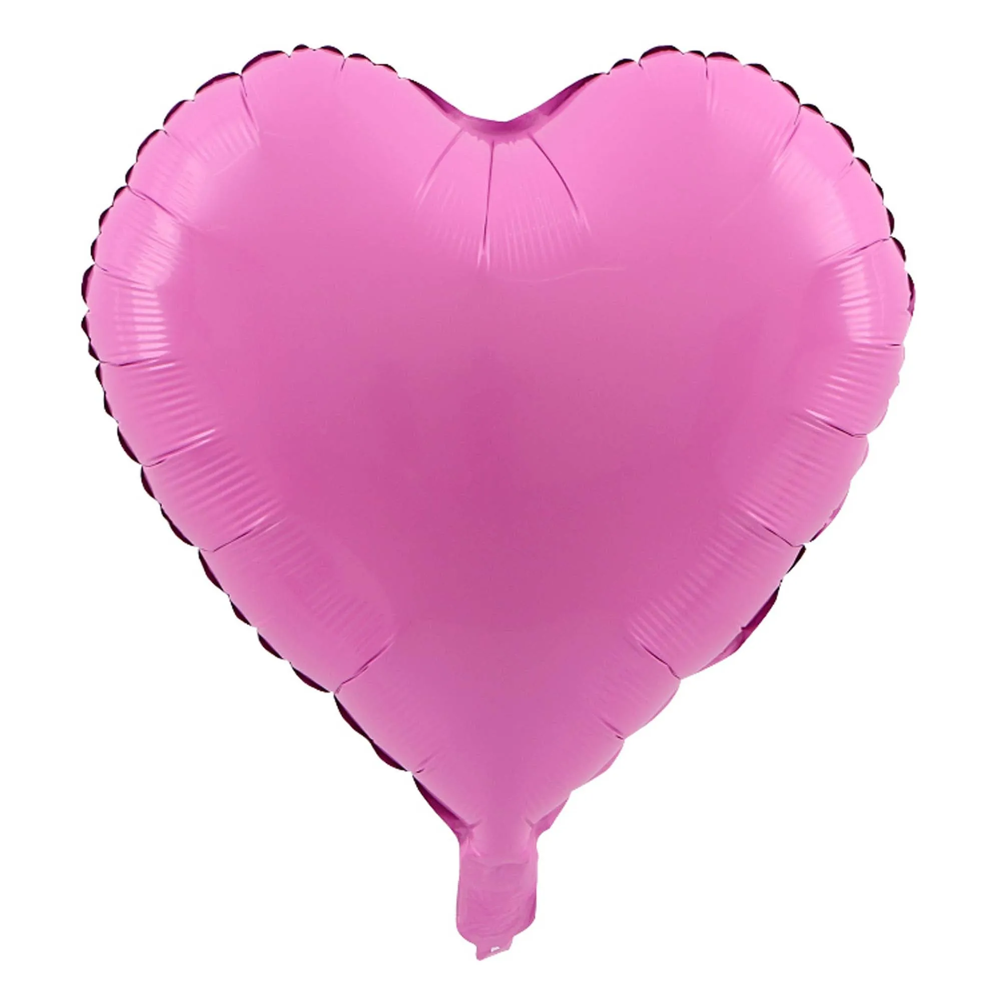 Matte Pink Heart Shaped Foil Balloon, 18 Inches, 1 Count