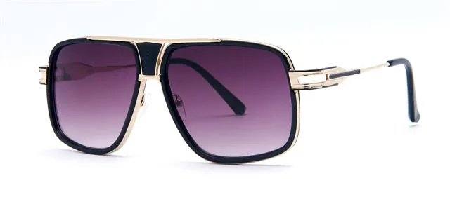 Men's Designer Metal Pilot Sunglasses