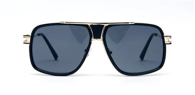 Men's Designer Metal Pilot Sunglasses