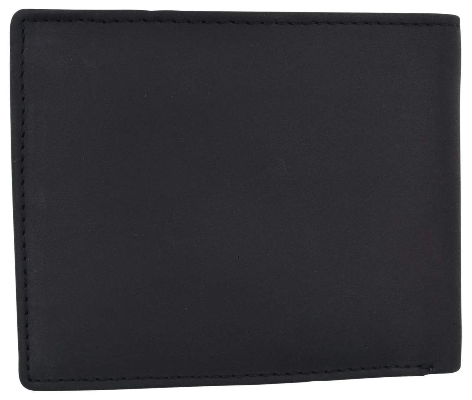 Men's Horse Printed Logo Genuine Leather RFID Blocking Bifold Wallet