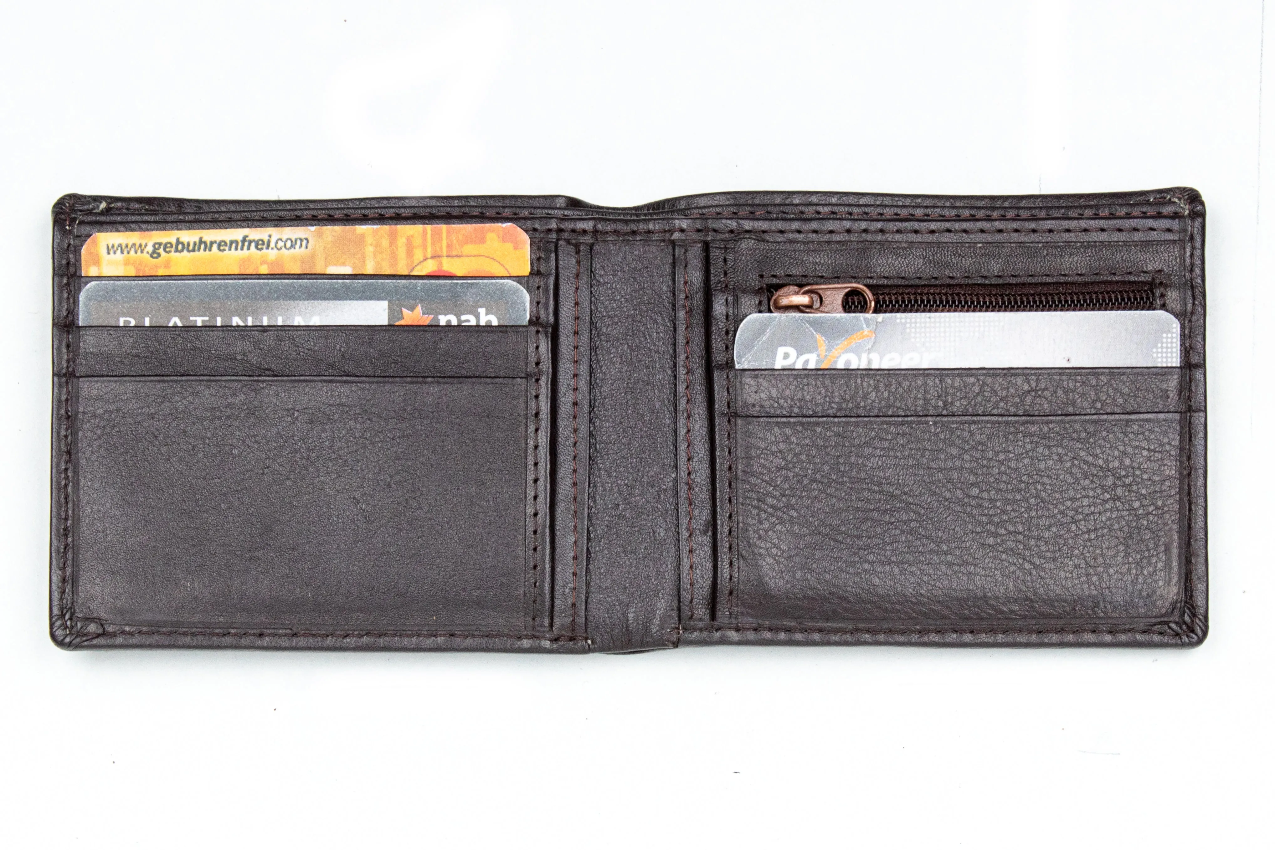 MENS LEATHER WALLET 33609 (BLACK)