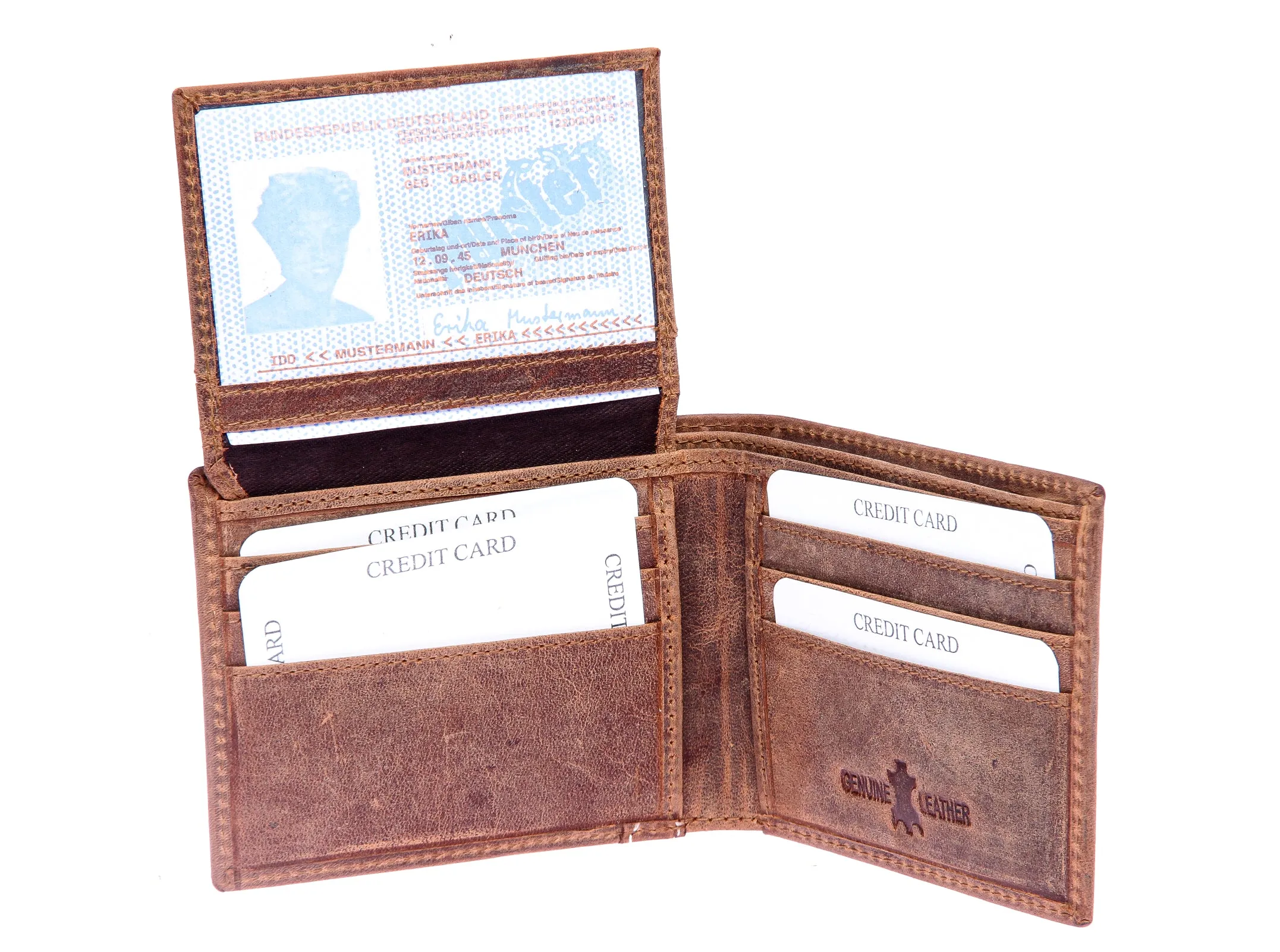 Mens leather wallet 92919