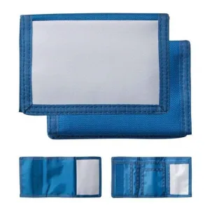Mens Nylon Wallet - Blue