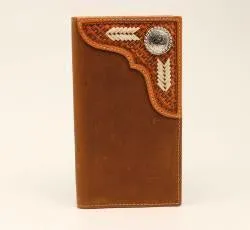 MENS RODEO WALLET WITH RAWHIDE LACING